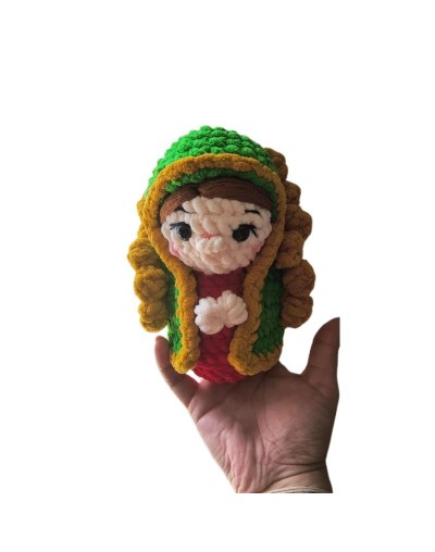 VIRGEN GUADALUPANA PELUCHE AMIGURUMI