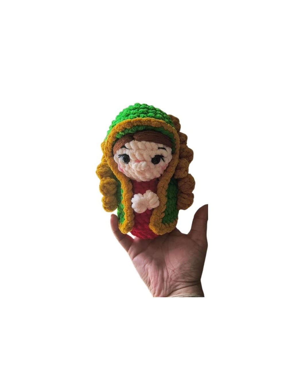 VIRGEN GUADALUPANA PELUCHE AMIGURUMI