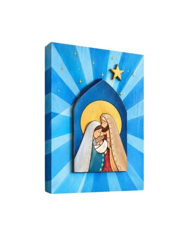 Nacimiento retablo estrella.