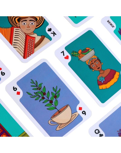 Juego de cartas COLOMBIA