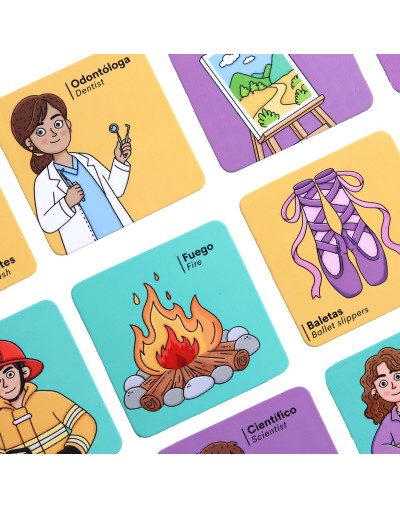 Juego de memoria PROFESIONES
