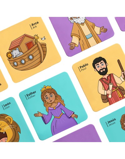 Juego de memoria PERSONAJES BIBLICOS