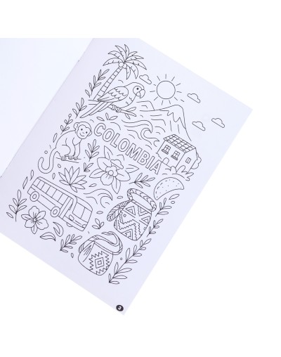 Libro para colorear COLOMBIA