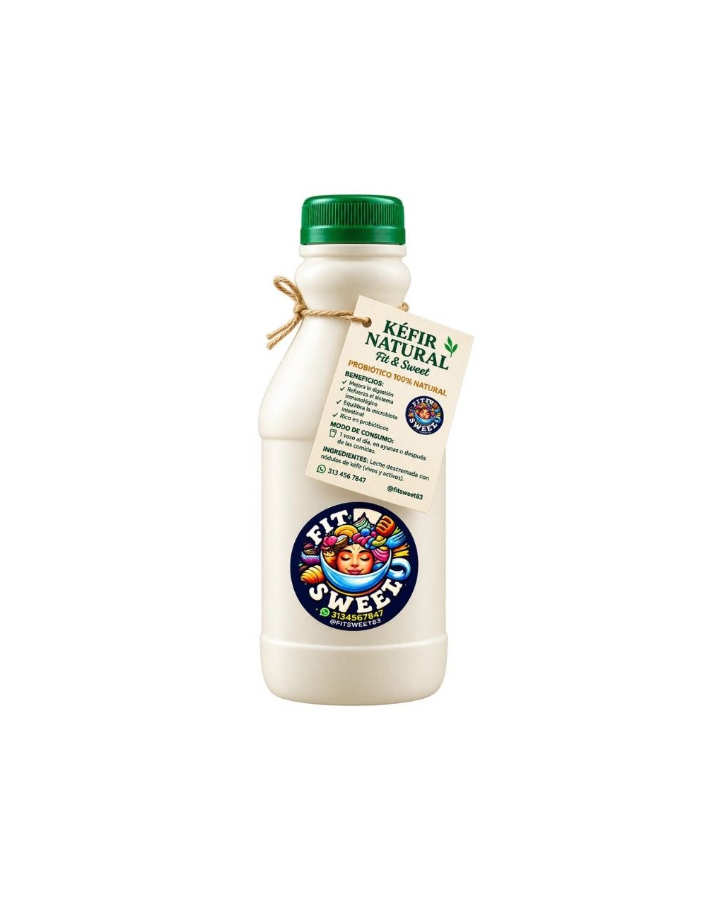 Yogurt de Kéfir Artesanal | Yogurt Saludable Fit & Sweet