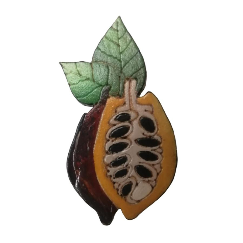 Pin mazorca de cacao