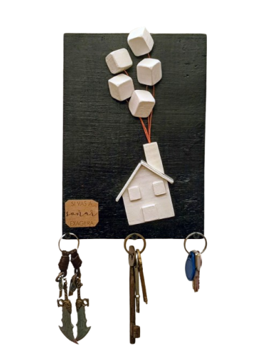 Porta llaves Artesanal, Ecodiseño de autor 