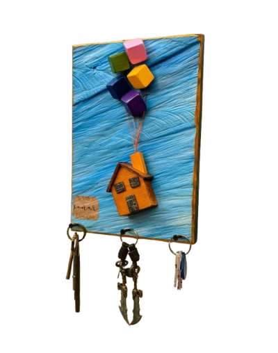Porta llaves Artesanal, Ecodiseño de autor 