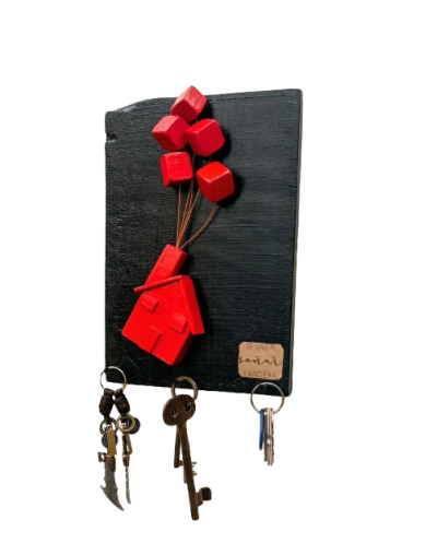 Porta llaves Artesanal, Ecodiseño de autor 