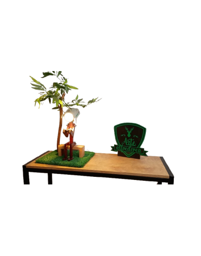 Ecodiseño de autor Colección: De la Basura a la Luz Pieza Obra Única: Otro Mundo 