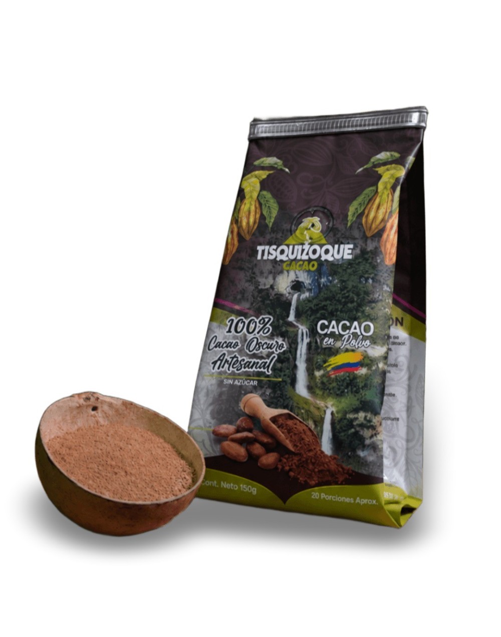CACAO TISQUIZOQUE _CACAO EN POLVO 100% NATURAL SIN  AZUCAR