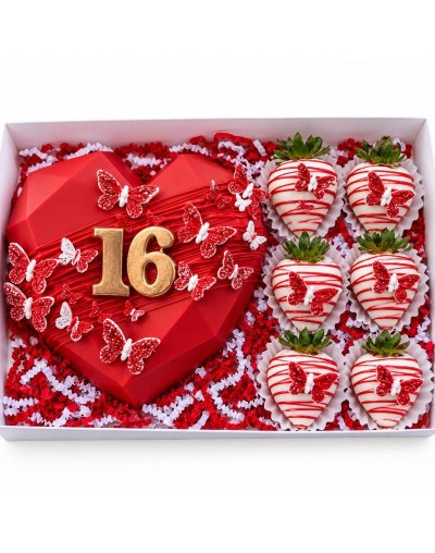 Chocopiñata con Fresas Personalizadas