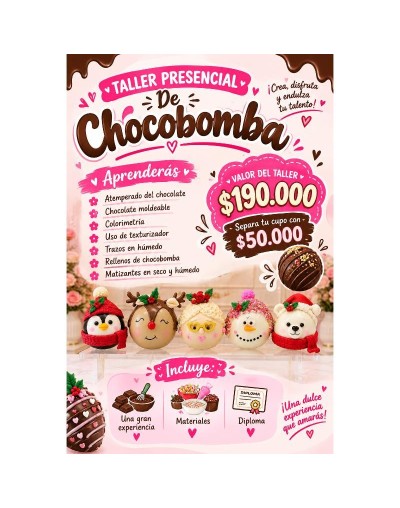 Taller de Chocobombas Personalizadas BDC