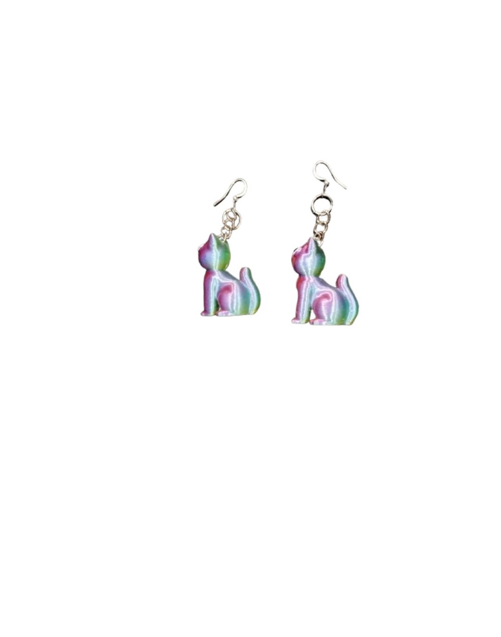 Aretes de Gatos Tornasolados