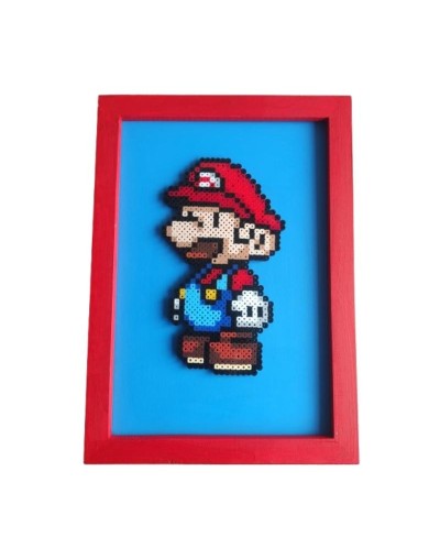 Cuadro Mario Bros pixelart