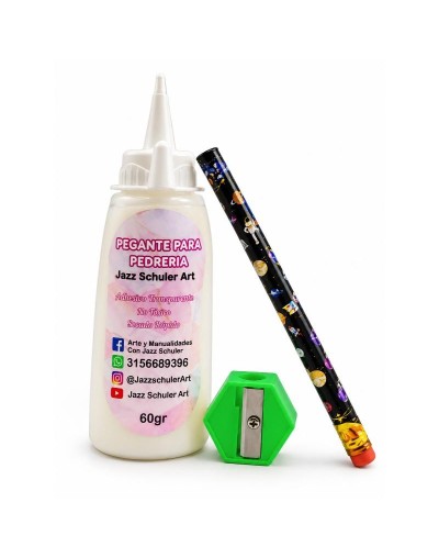 Kit Pegante para pedrería y lápiz decorativa