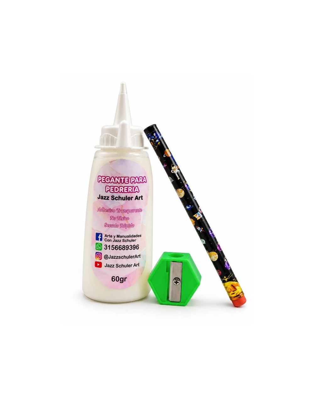 Kit Pegante para pedrería y lápiz decorativa