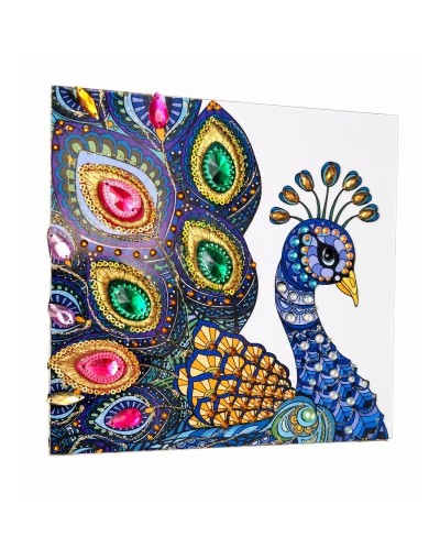 CUADRO DECORATIVO EN PEDRERIA PAVO