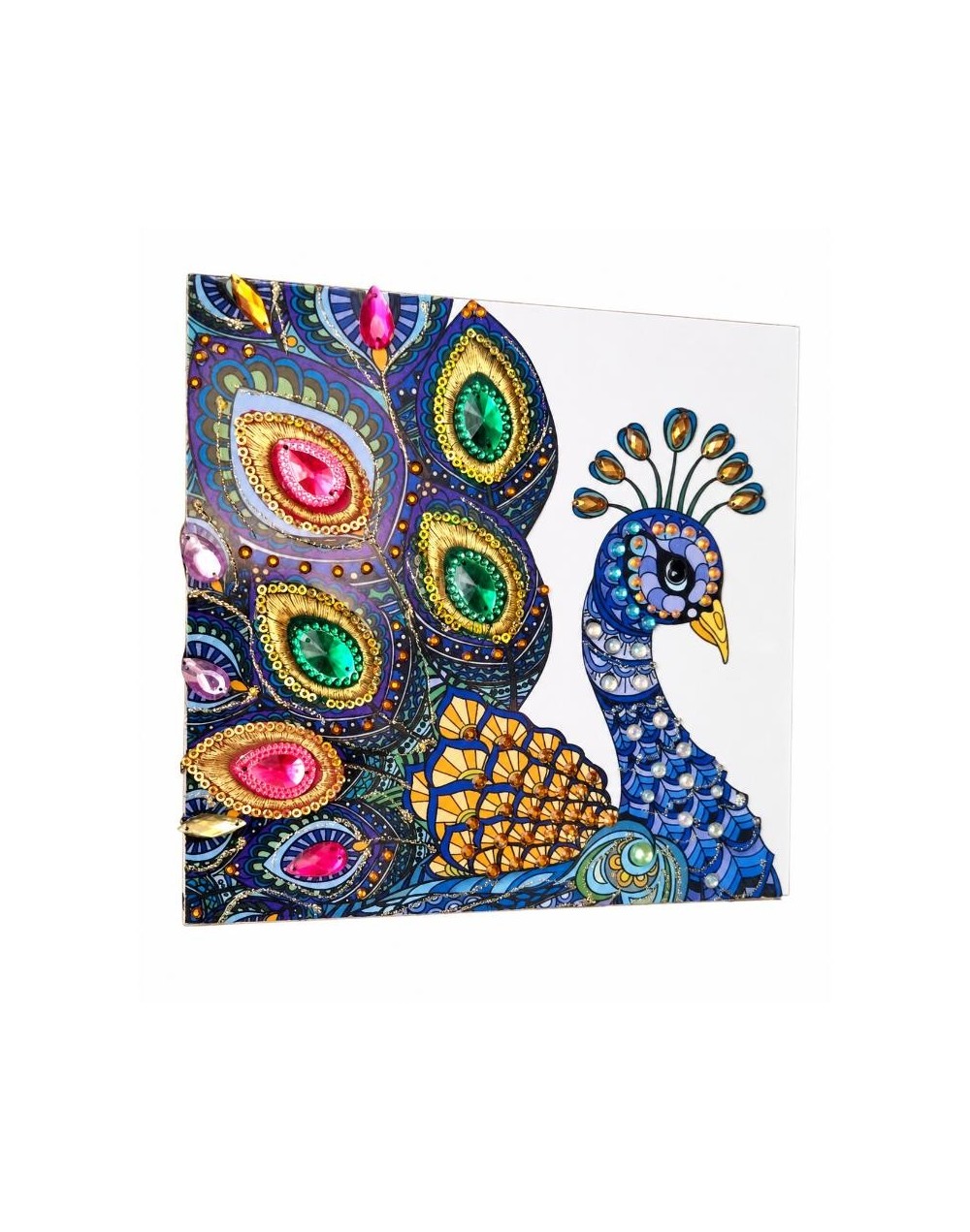 CUADRO DECORATIVO EN PEDRERIA PAVO