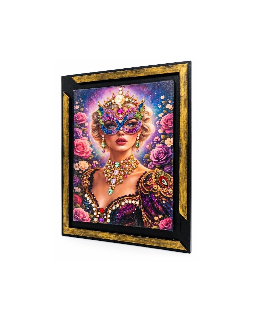 CUADRO PRINCESA ANTIFAS PEDRERIA Y BRILLO