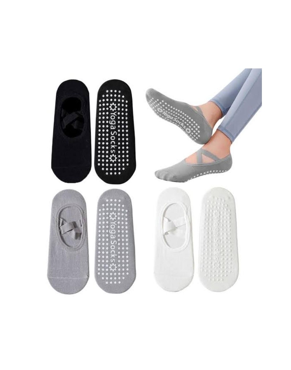 Medias Antideslizantes para Pilates, Yoga y Barre