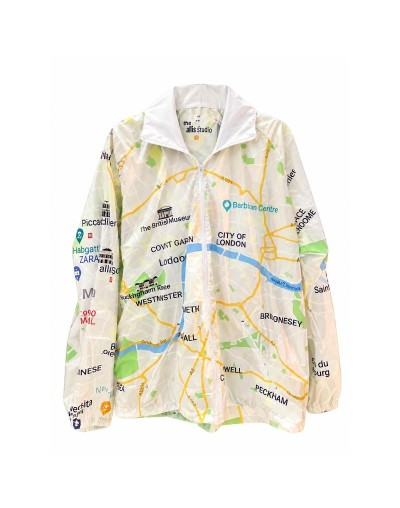 CHAQUETA ROMPEVIENTOS ESTILO GOOGLE MAPS