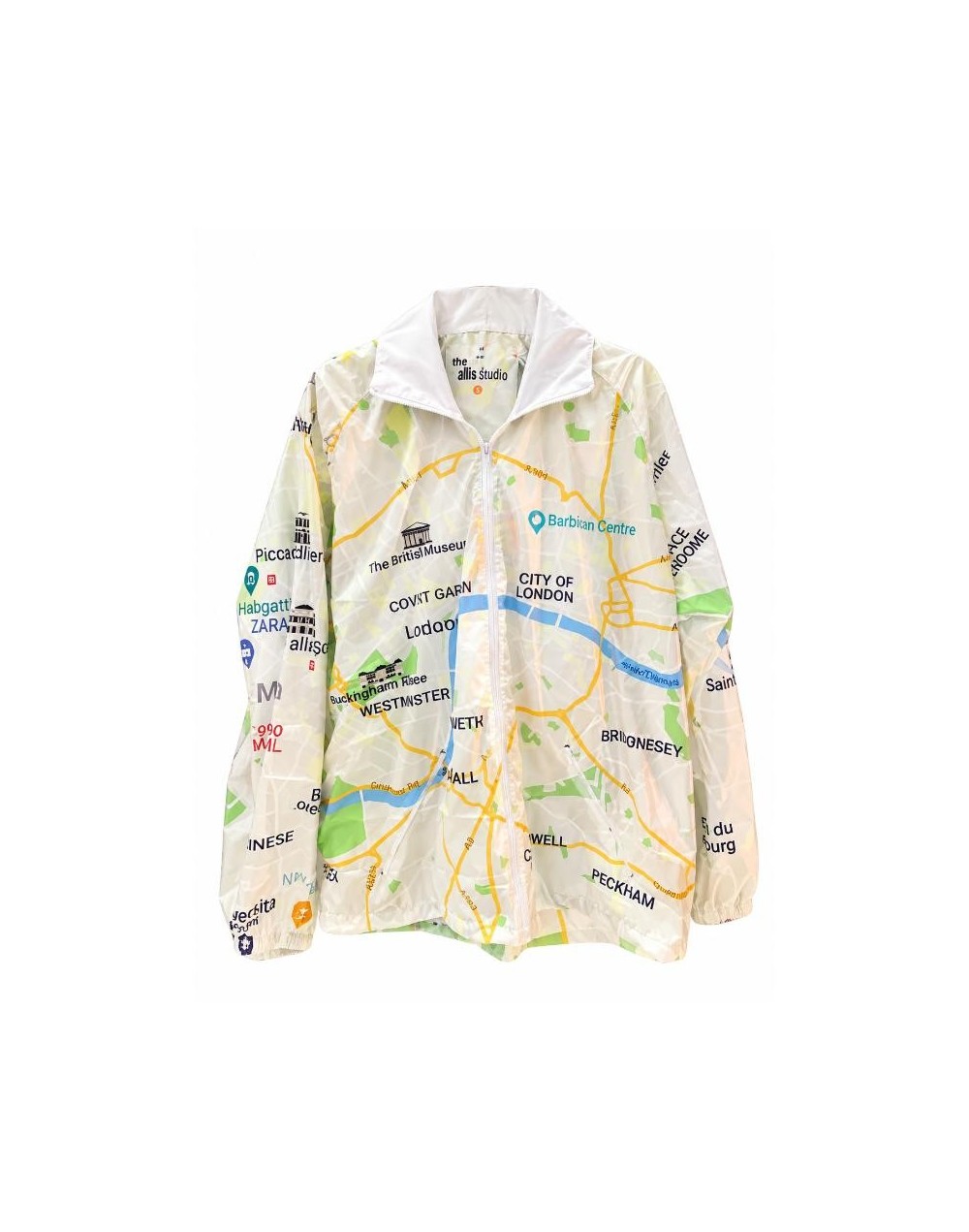 CHAQUETA ROMPEVIENTOS ESTILO GOOGLE MAPS