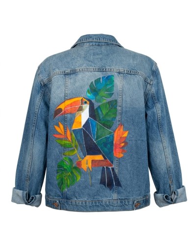chaqueta denim femenina