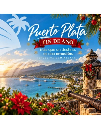 PUERTO PLATA FIN DE AÑO DEL 28 DICIEMBRE AL 01 ENERO TODO INCLUIDO