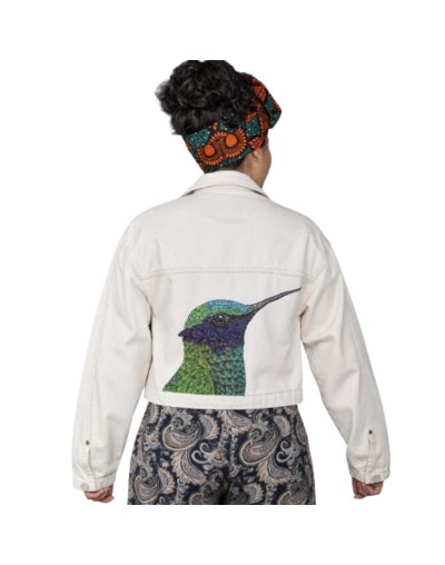 Chaqueta inspirada en biodiversidad colombiana