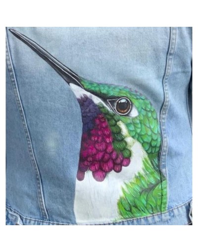 Chaqueta intervenida artesanalmente