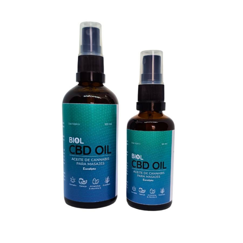 Aceite para masajes corporales cbd oil 100 ml