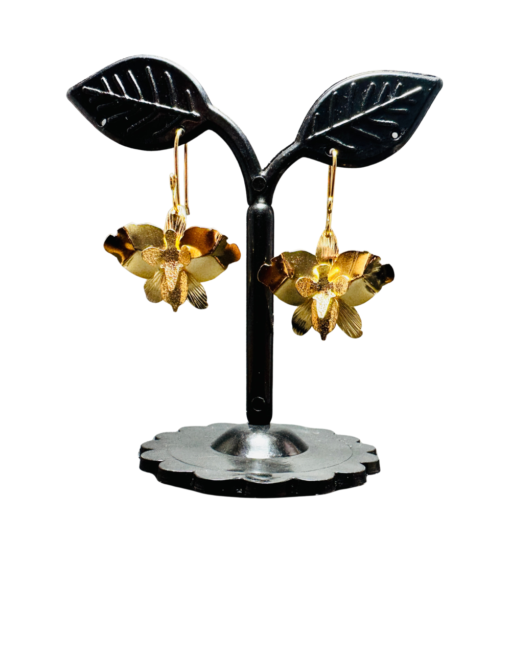 Aretes Orquídea Catleya 