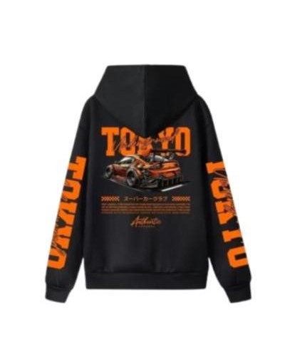 Hoodie Midnight Drift Oversize | InspirARte