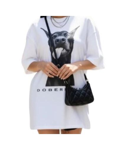 Camiseta Doberman Street Oversize | InspirARte