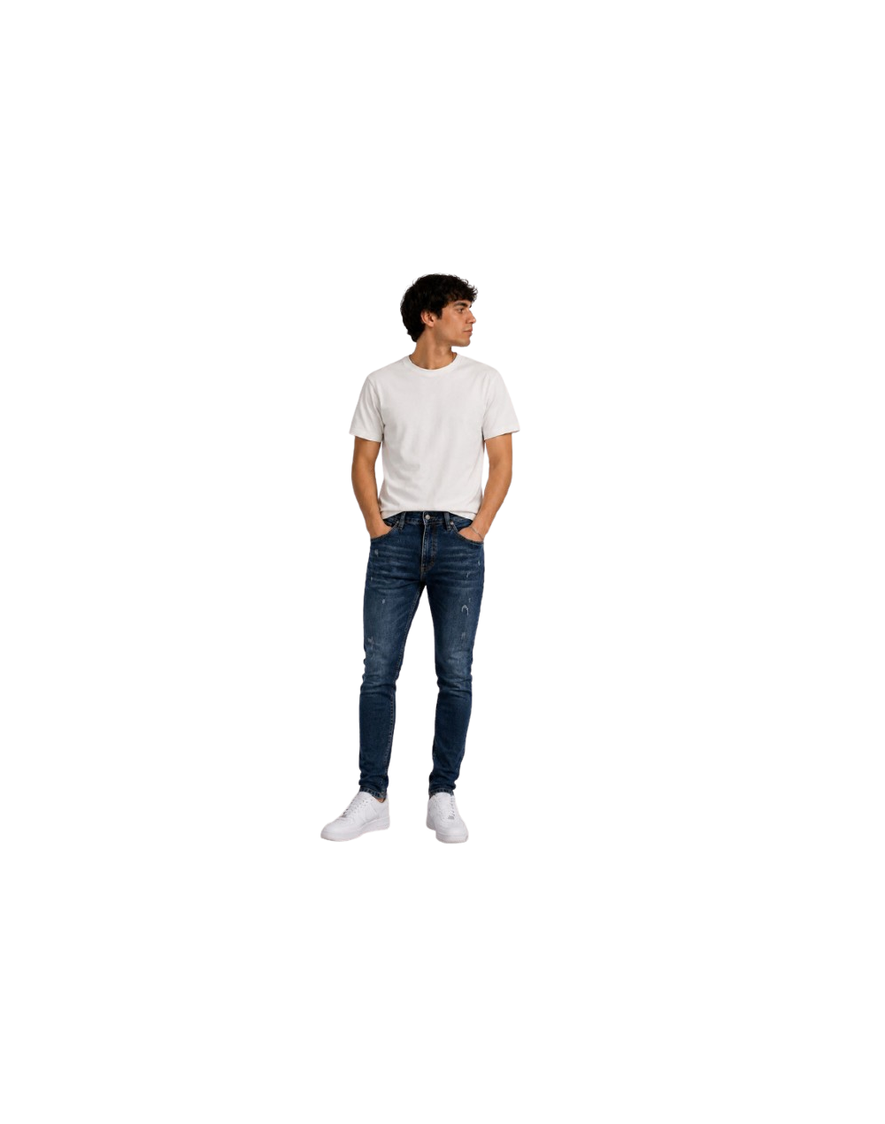 JEAN SKINNI HOMBRE AZUL 
