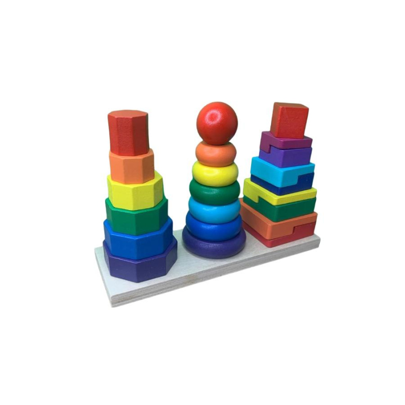 Torre arco iris x 3