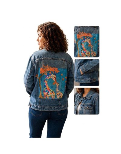 Chaqueta denim femenina de Fauna silvestre