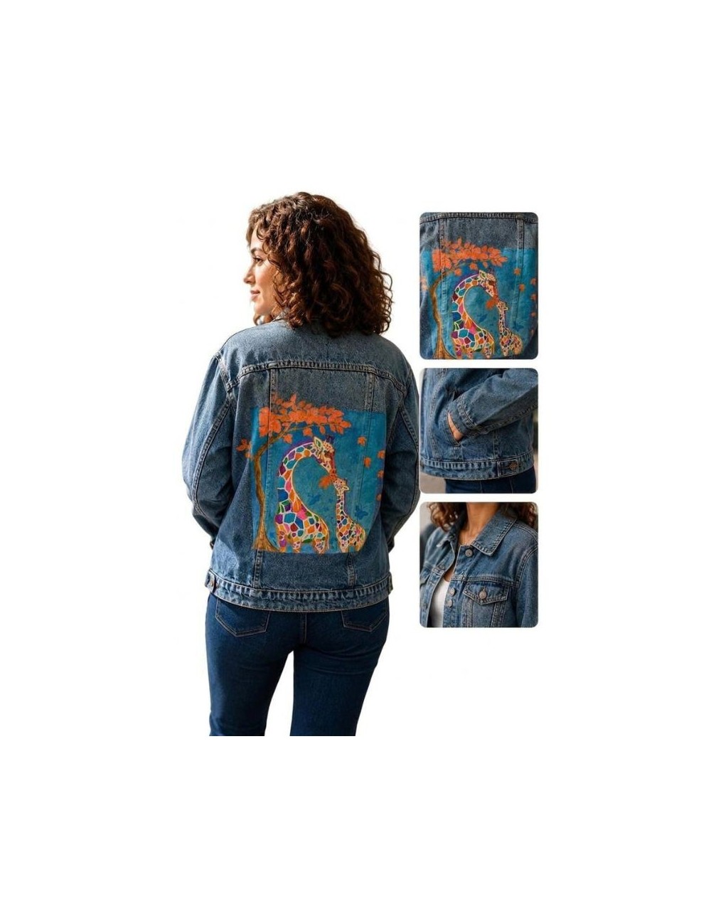 Chaqueta denim femenina de Fauna silvestre