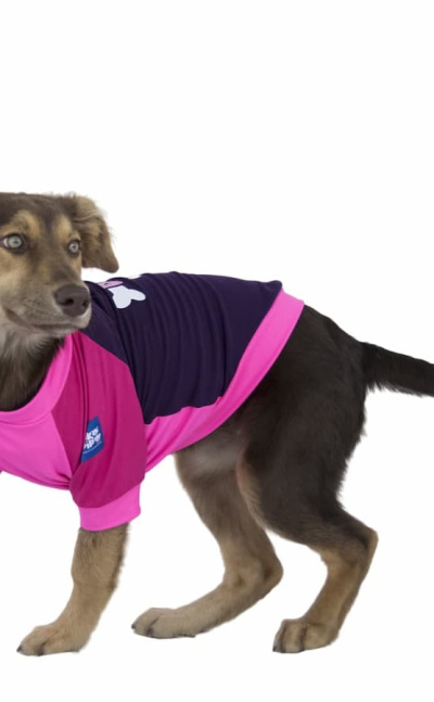 Camisetas para perros dog love morada