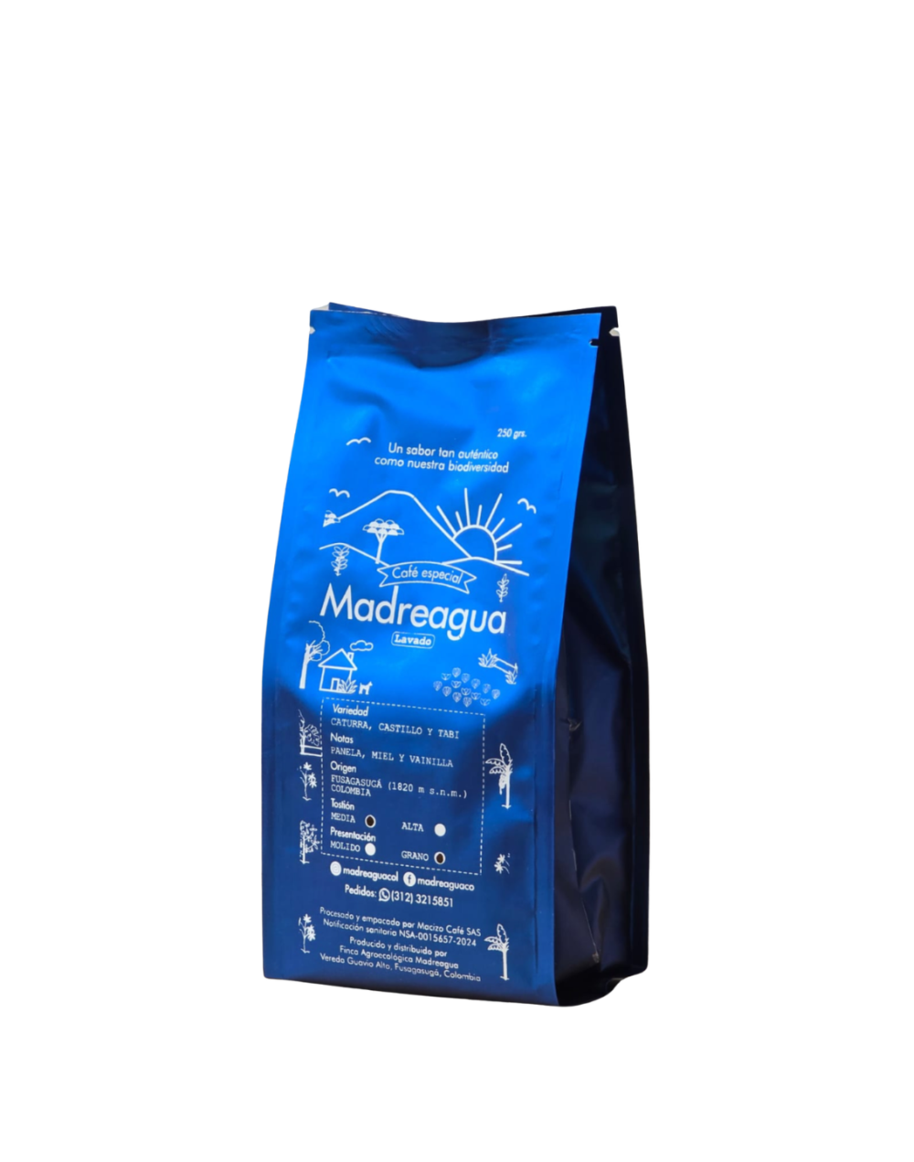 Cafe Lavado Madreagua 250 g