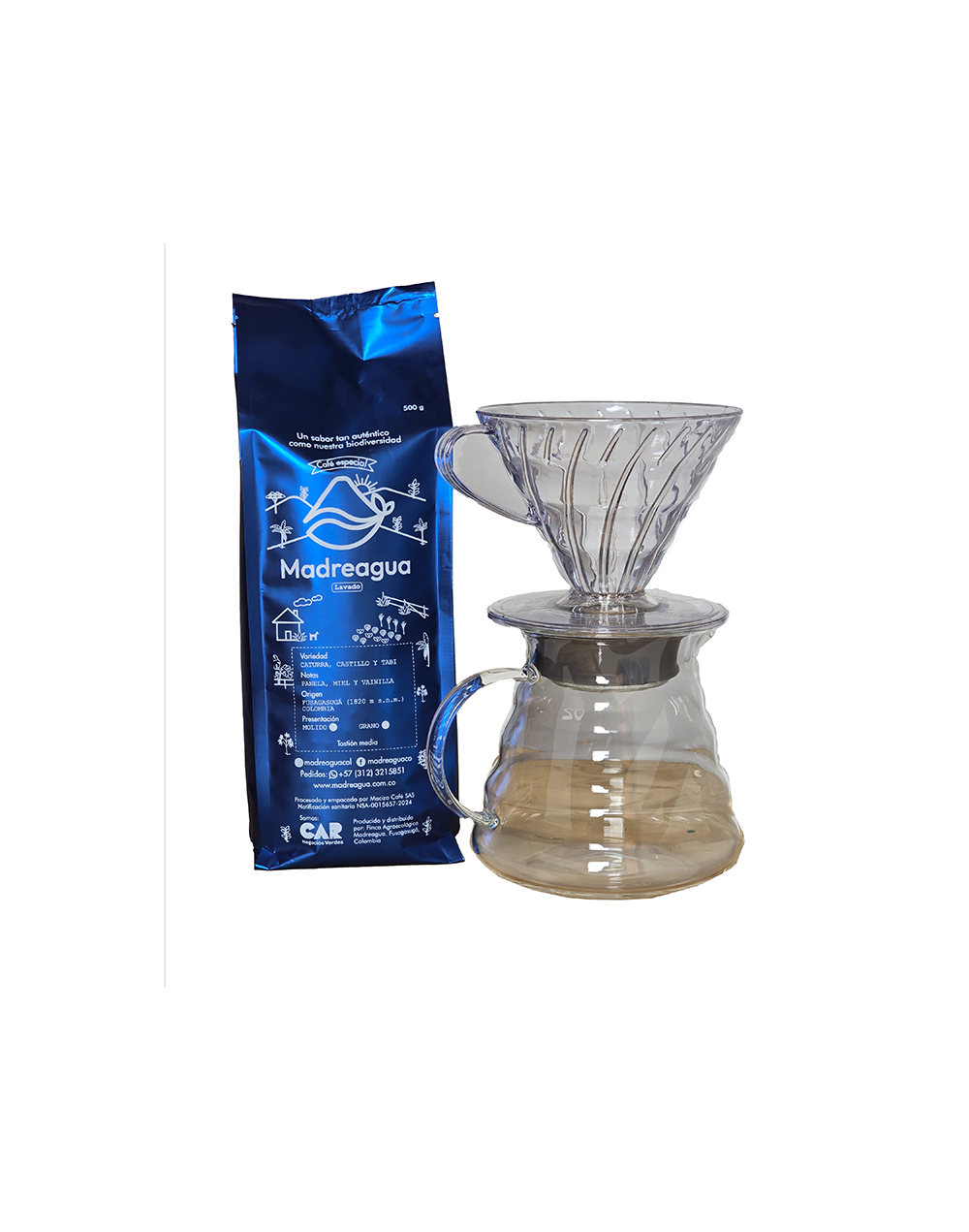 Combo Lavado con V60 y server