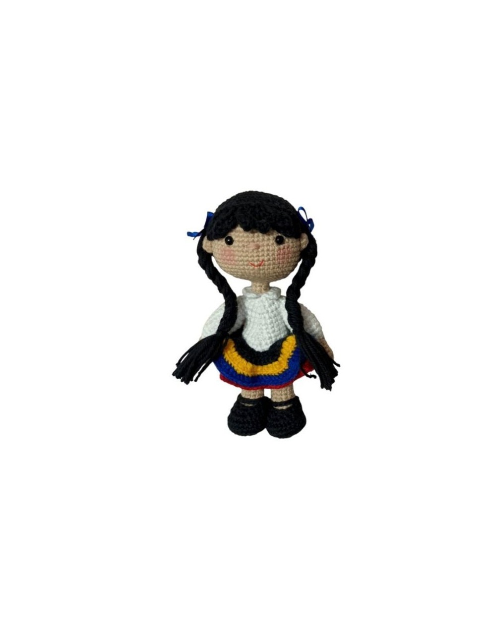 Muñequita Campesina Tejida