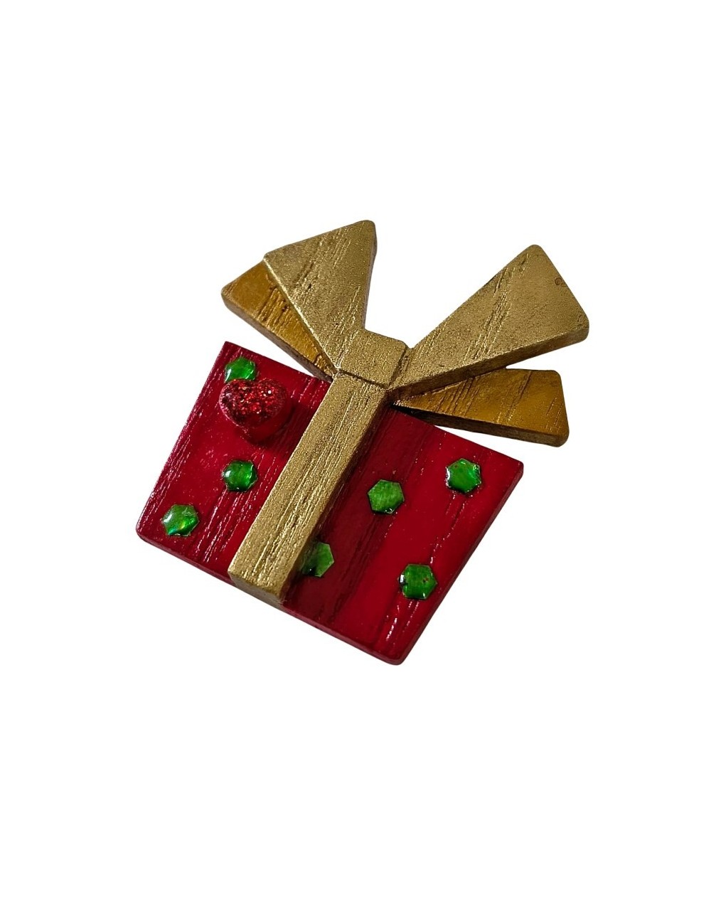 Broche regalo navideño