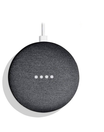 Google Home Mini Asistente De Voz Inteligente en Español  Gris Oscuro