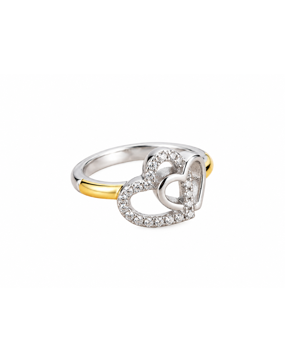Anillo Doble Corazón