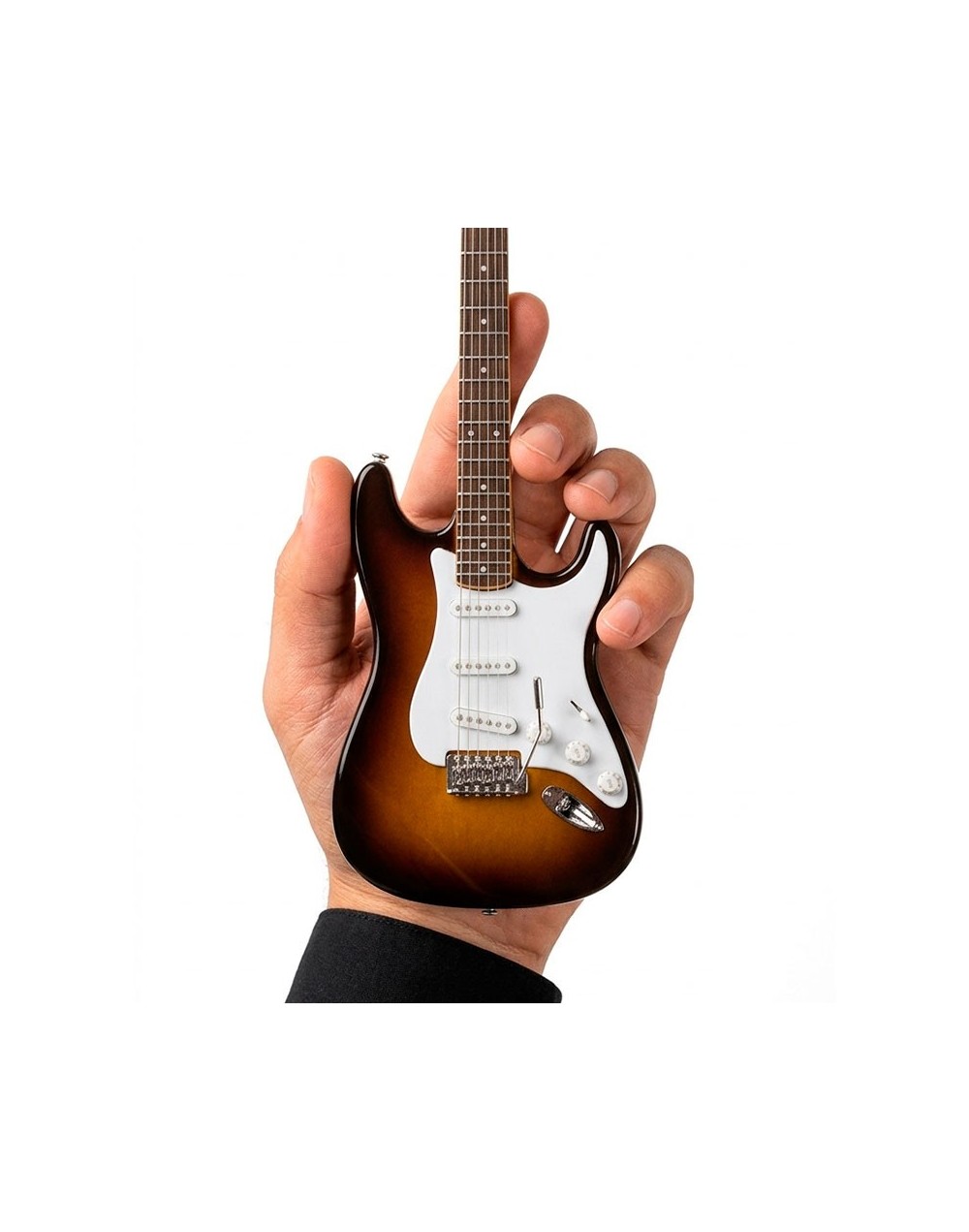mini guitarra decorativa estilo  strato