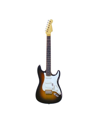 mini guitarra decorativa estilo  strato