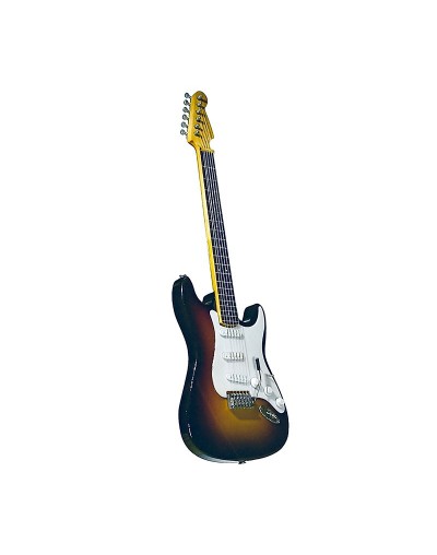 mini guitarra decorativa estilo  strato