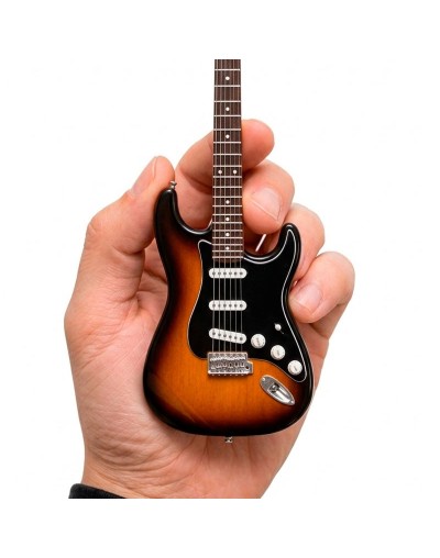 Mini Réplica Guitarra · Doble Cutaway de 3 Micrófonos · Color Sunburst y Negro