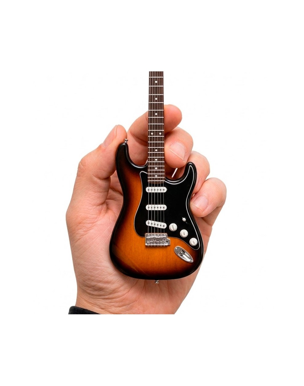 mini guitarra decorativa estilo strato